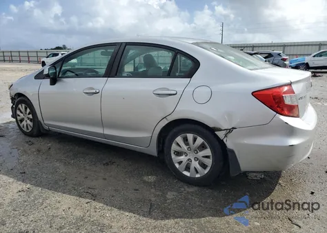 2012 Honda Civic Lx z USA, uszkodzony, nr VIN 19XFB2F54CE077260
